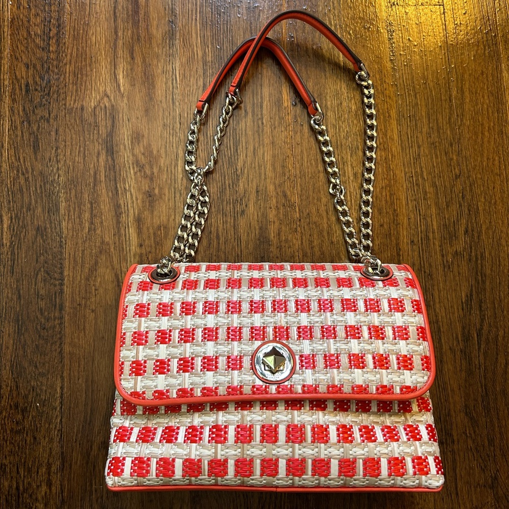 Kate Spade Woven Natalia Flap Bag
